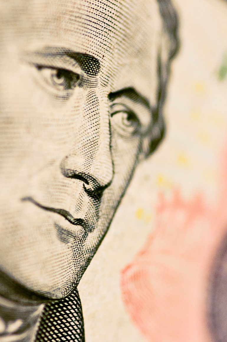 Alexander Hamilton in the US ten dollar bill Alexander Hamilton in the US ten dollar bill